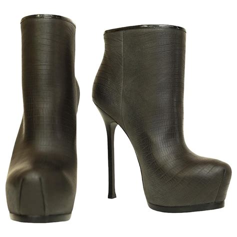 bottines yves saint laurent|ysl high boots.